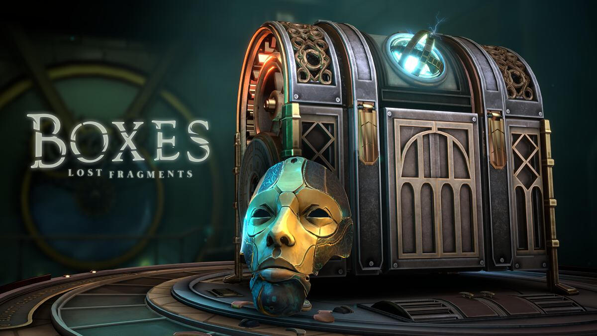Boxes: Lost Fragments, an intricate mechanical puzzle box in a lavish mansion