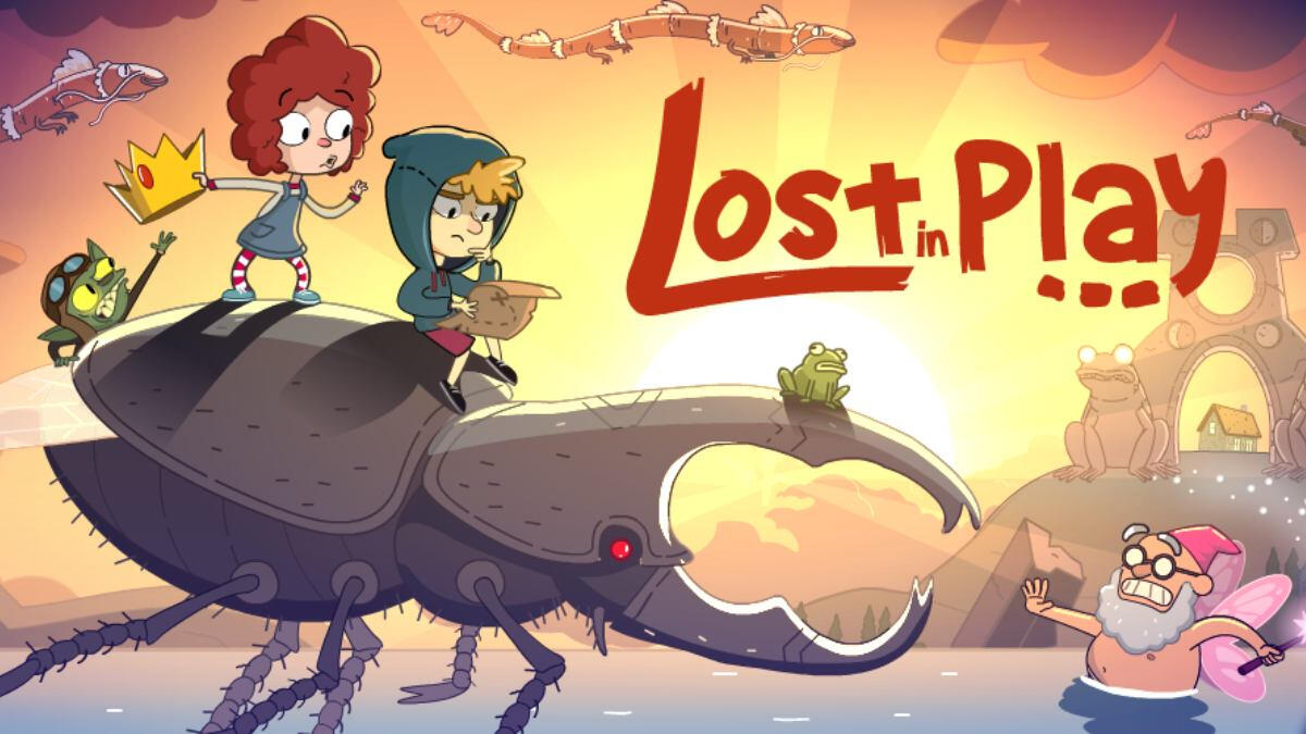 Lost in Play, a hand-drawn puzzle adventure with two children exploring a fantasy world